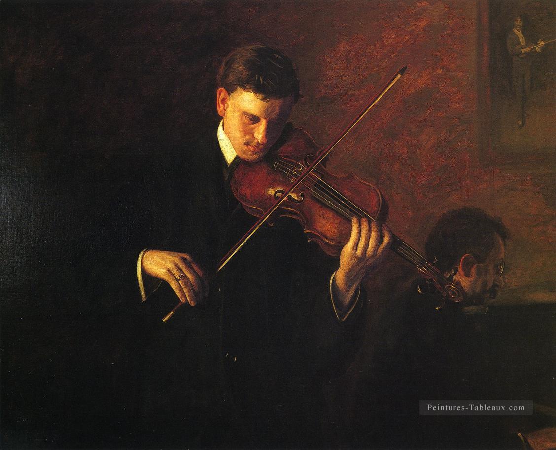 Musique réalisme portraits Thomas Eakins Peintures à l'huile